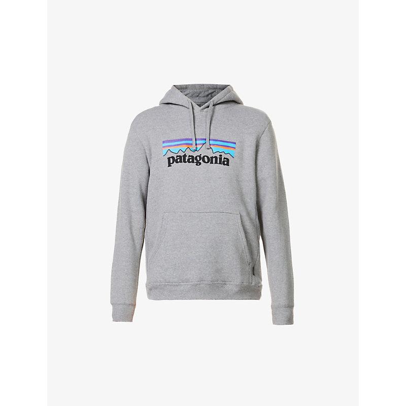 Logo-print recycled polyester and cotton blend hoody