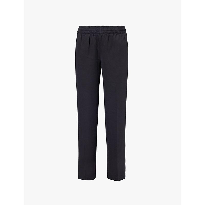 Soto wide-leg high-rise stretch-woven trousers