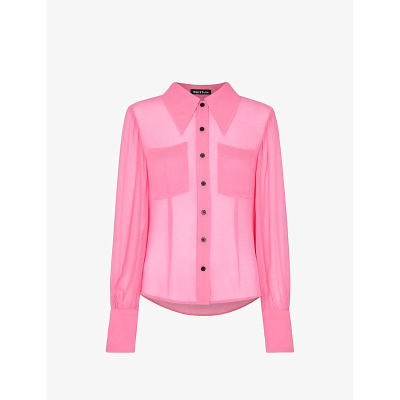 Penelope semi-sheer woven shirt