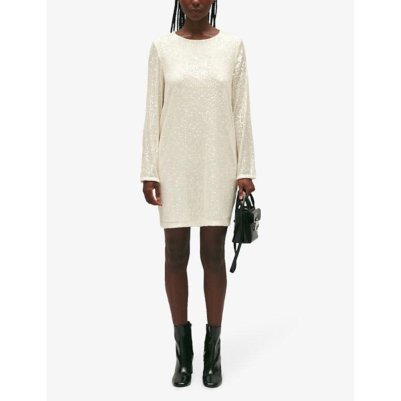 Rififi sequin-embellished stretch-woven mini dress