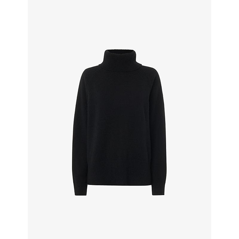 Turtleneck relaxed-fit cashmere jumper