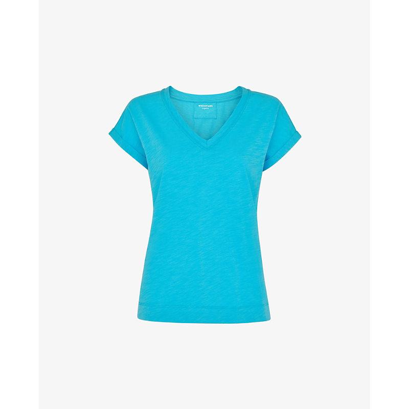 Willa organic cotton-jersey T-shirt