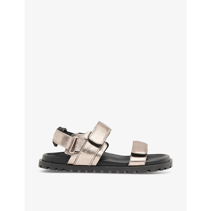 Ria double-strap leather sandals