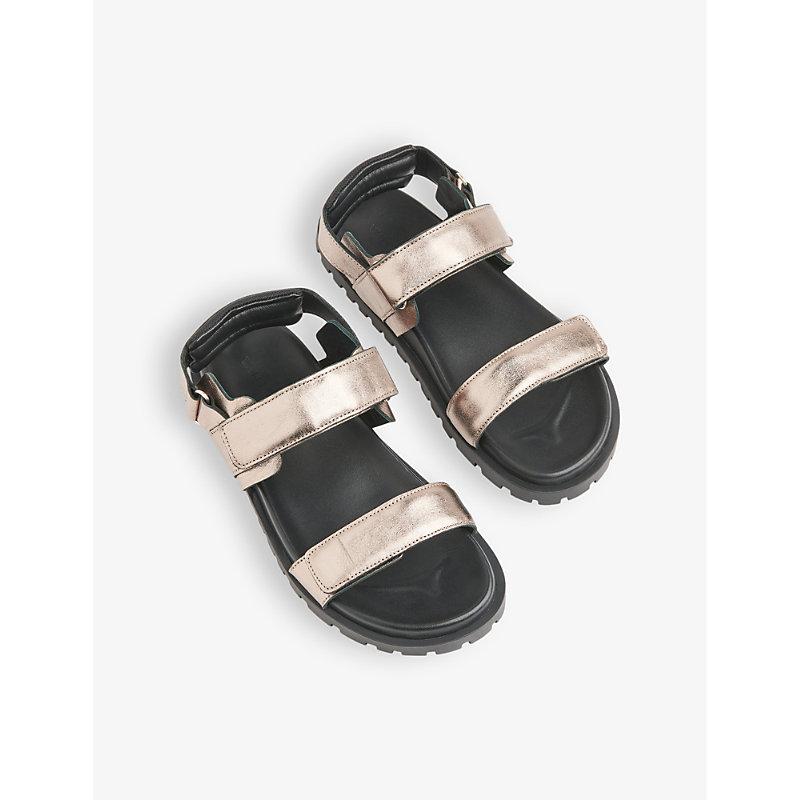 Ria double-strap leather sandals