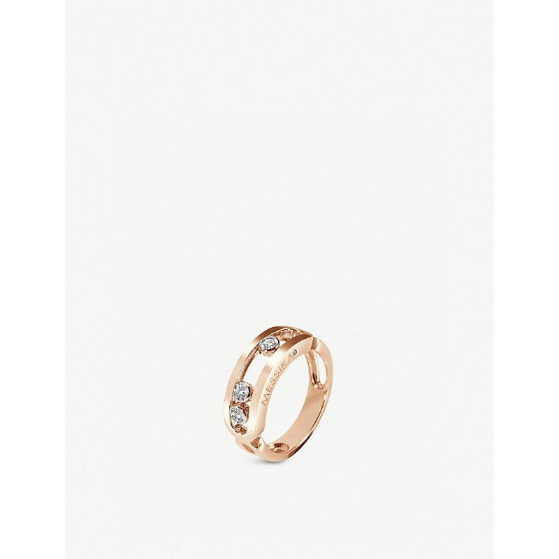 Classic Move 18ct rose-gold and diamond ring