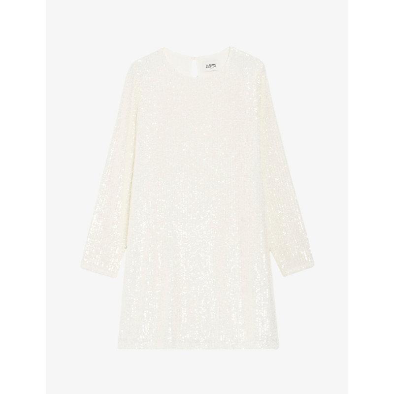 Rififi sequin-embellished stretch-woven mini dress