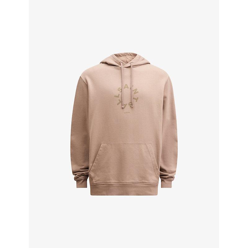 Tierra logo-print relaxed-fit organic-cotton hoody