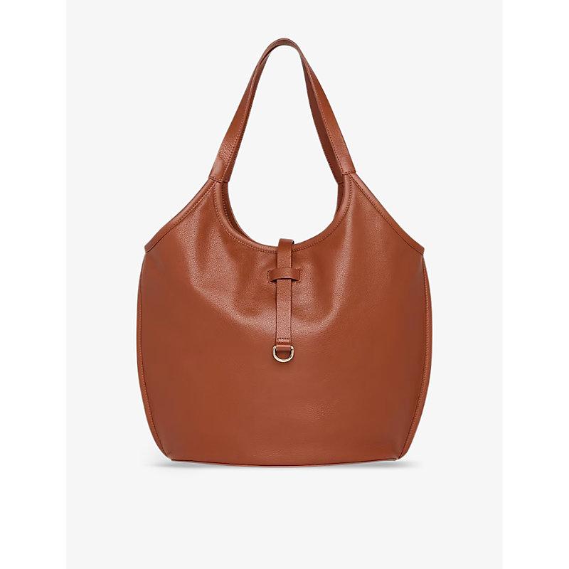 Leonora leather tote bag