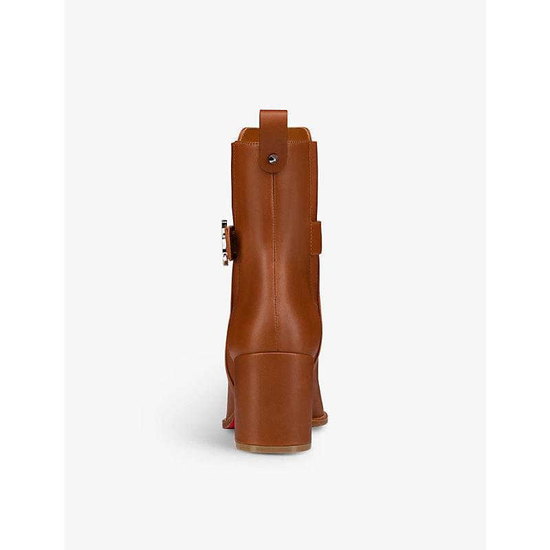 CL logo-plaque 70 leather Chelsea boots