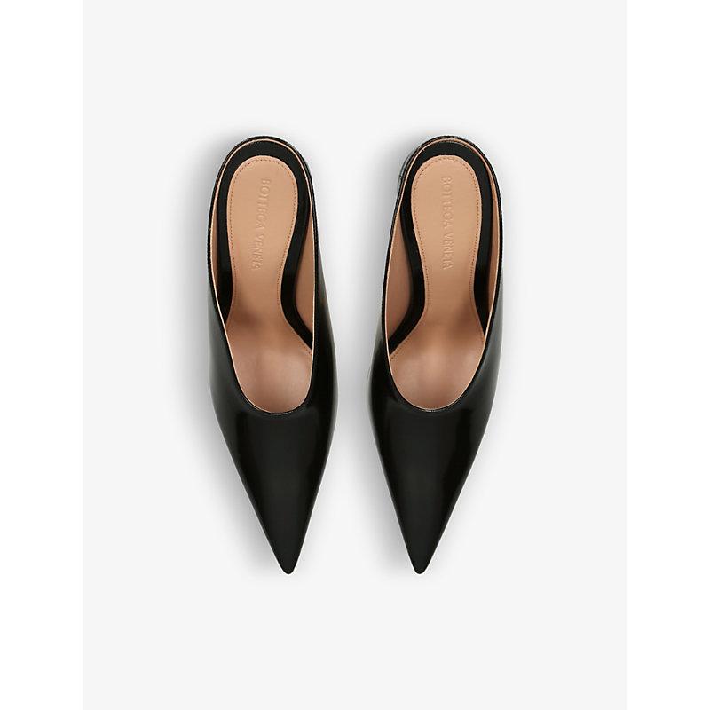 Rocket pointed-toe leather mules