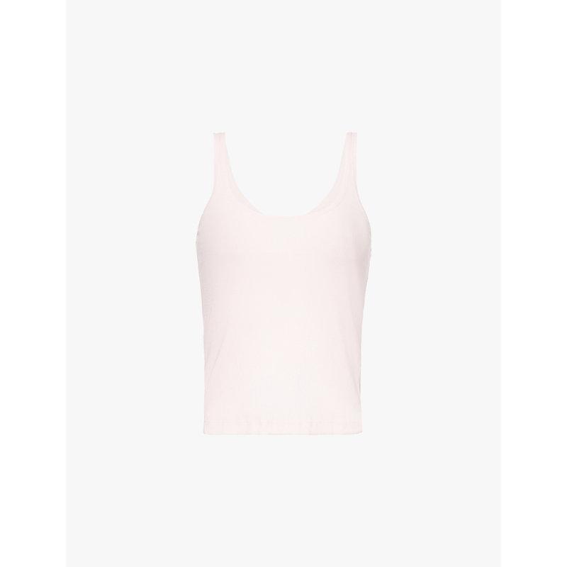 Raisa round-neck organic pima-cotton tank top