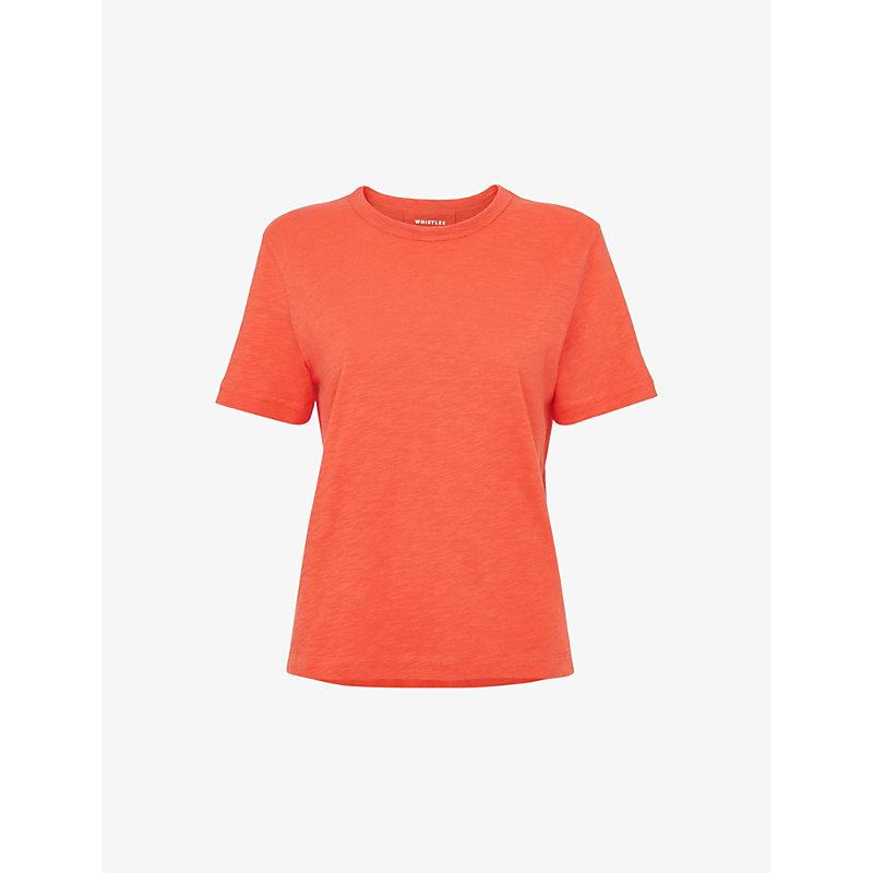 Emily round-neck cotton T-shirt