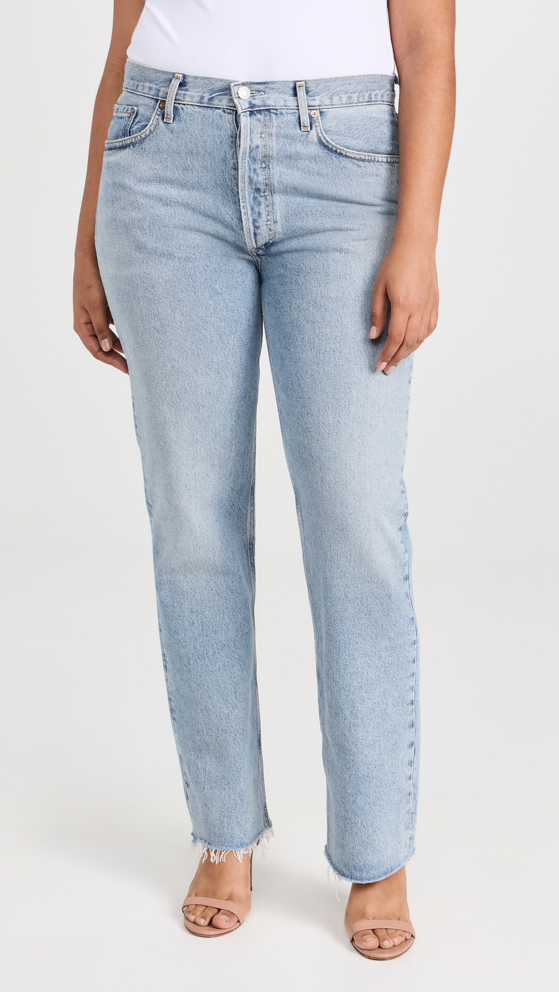 Lana Mid Rise Straight Jeans