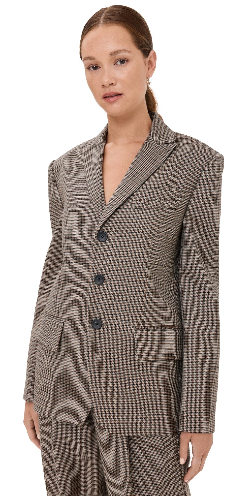 Thomas Menswear Check Dennis Cutout Blazer