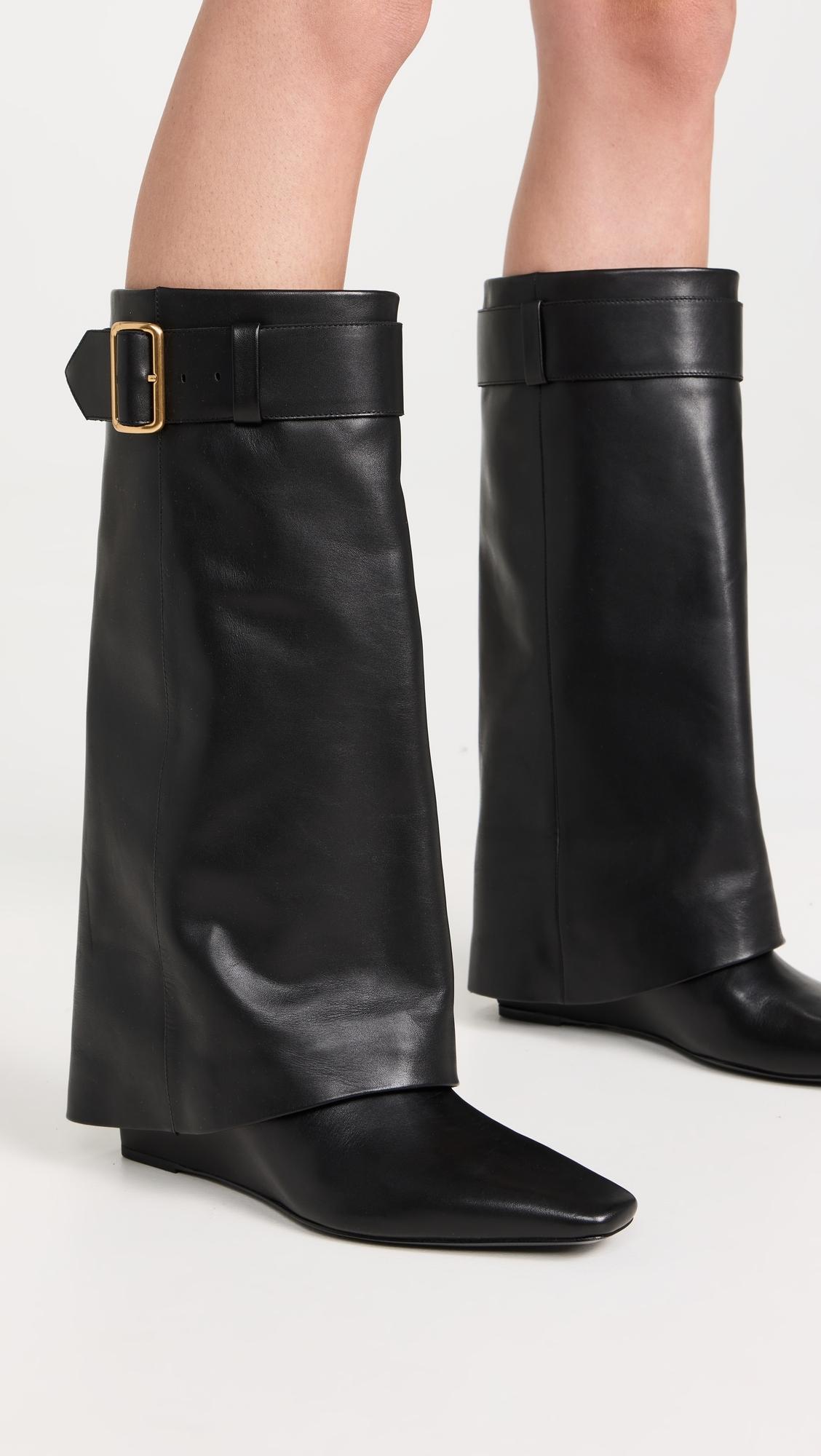 Freyja Belted Fold Over Boots