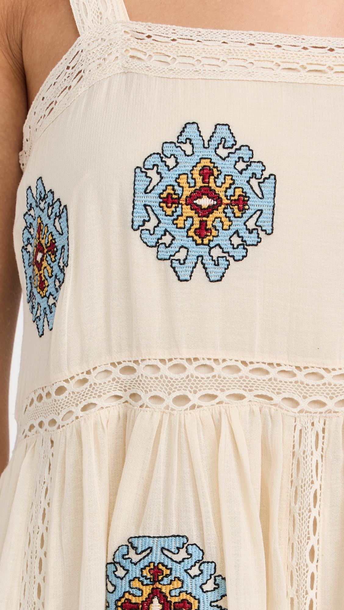 The Roam Dress with Folklore Embroidery