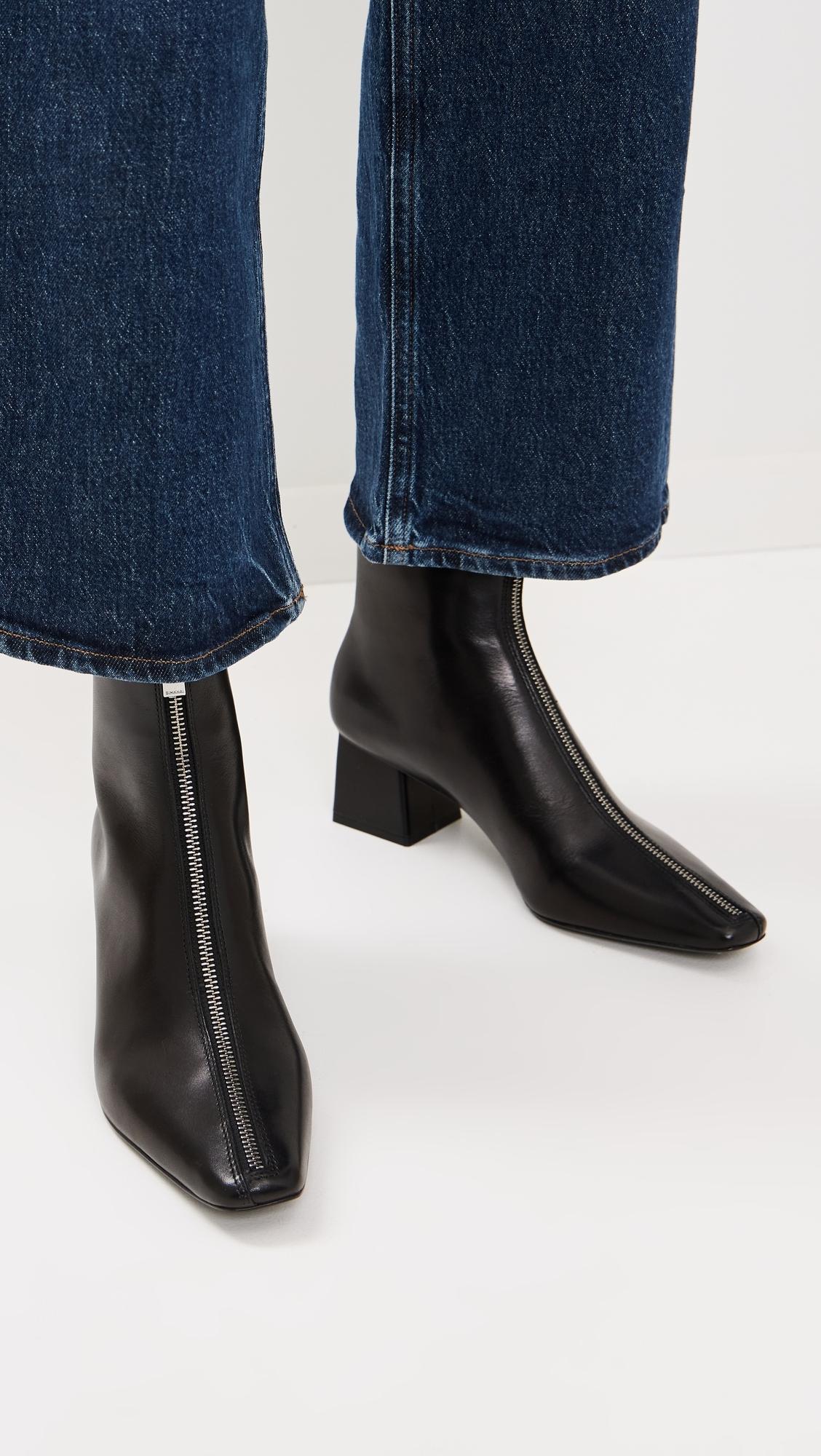 Ryder Leather Zip Front Boots