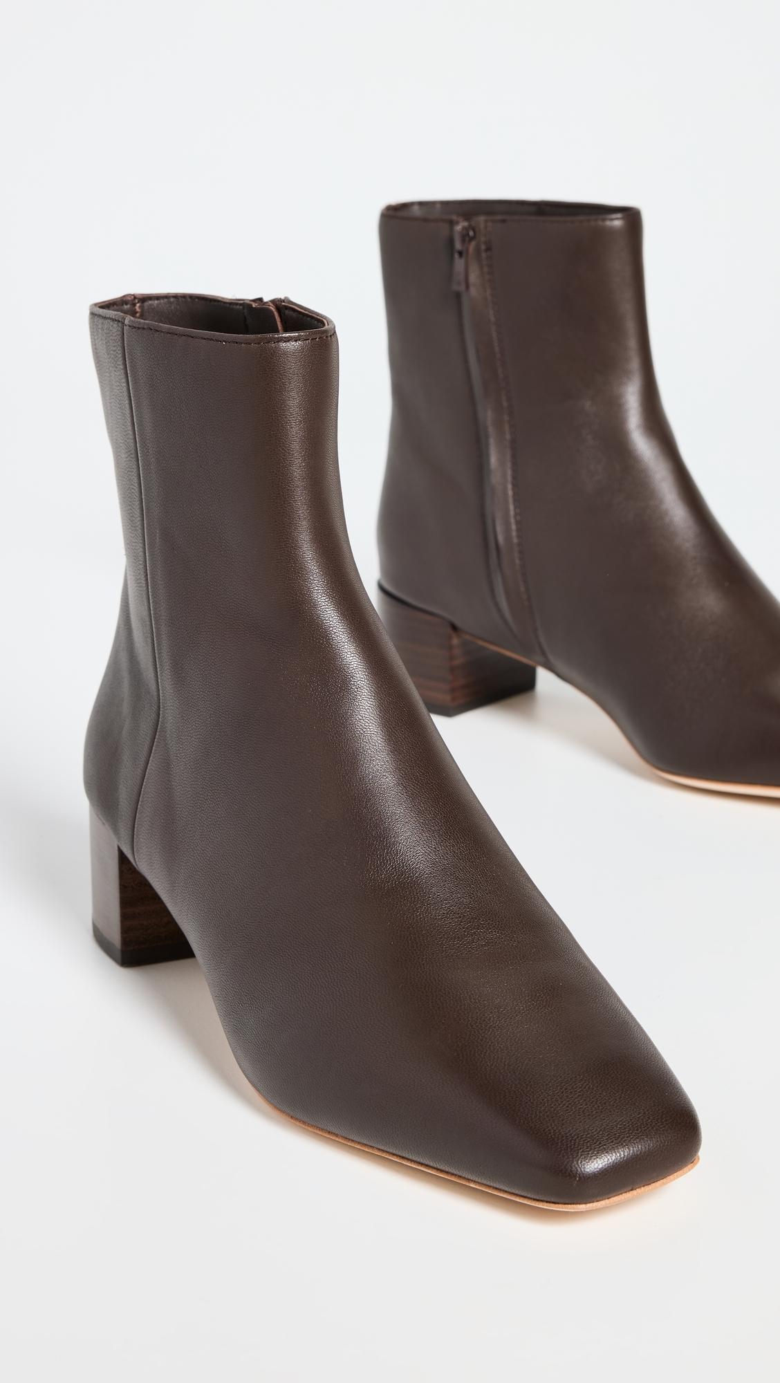 Ginny Square Toe Ankle Boots