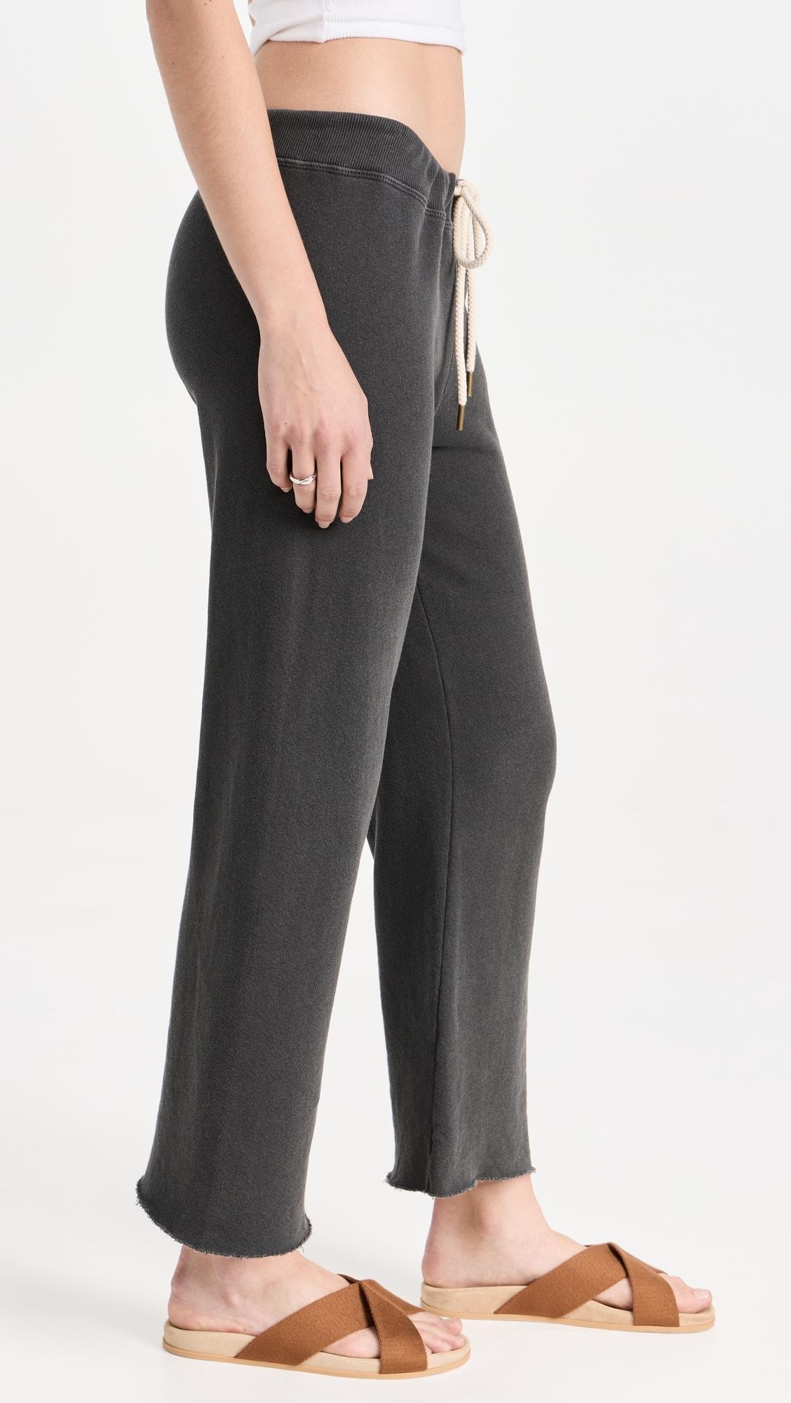 The Wide Leg Cropped Sweatpants