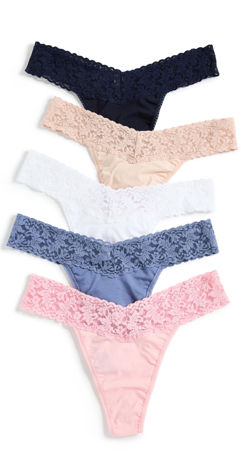 Cotton Orig Rise 5 Pack Thong