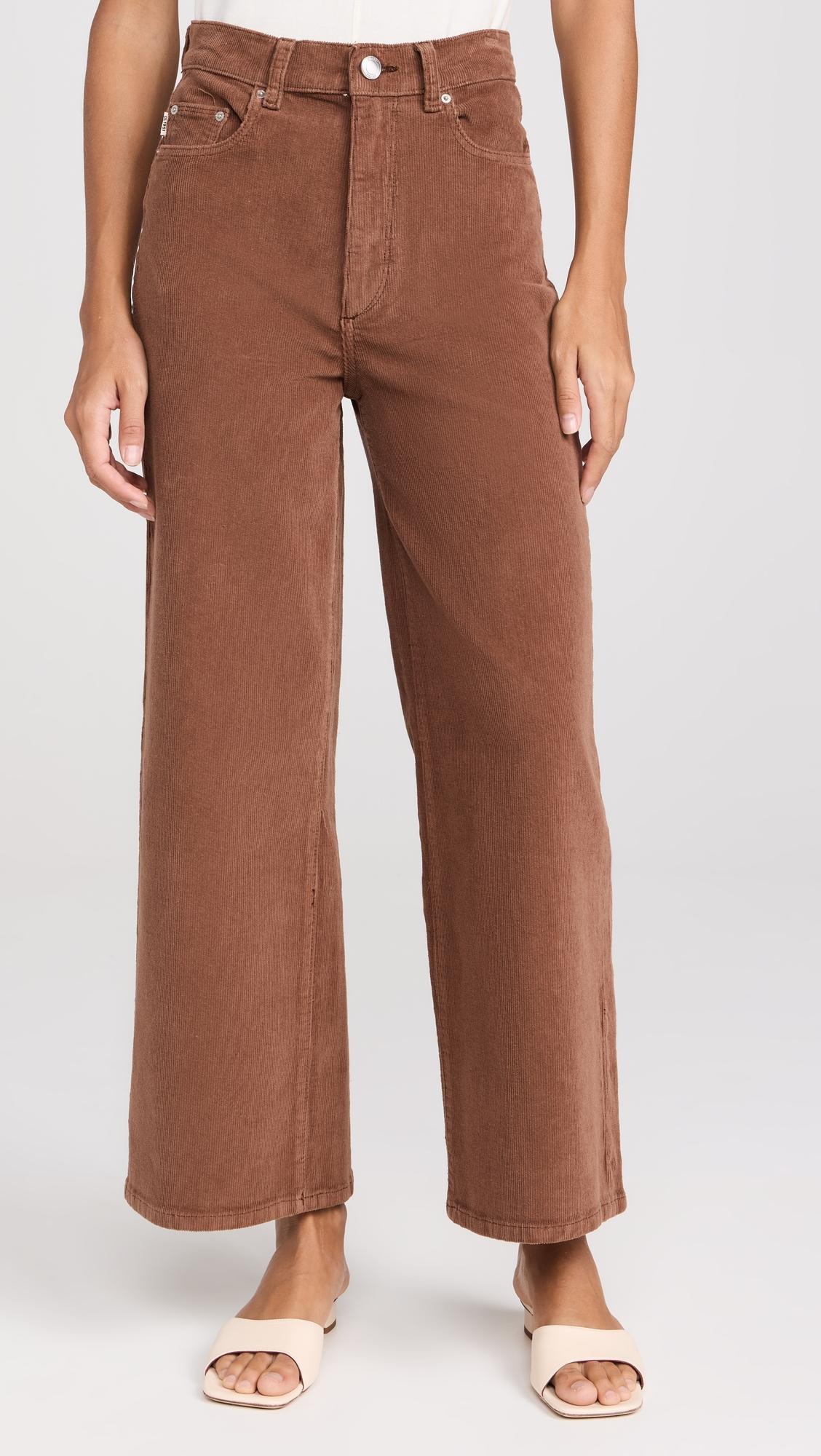 Hepburn Wide Leg High Rise Corduroy Jeans