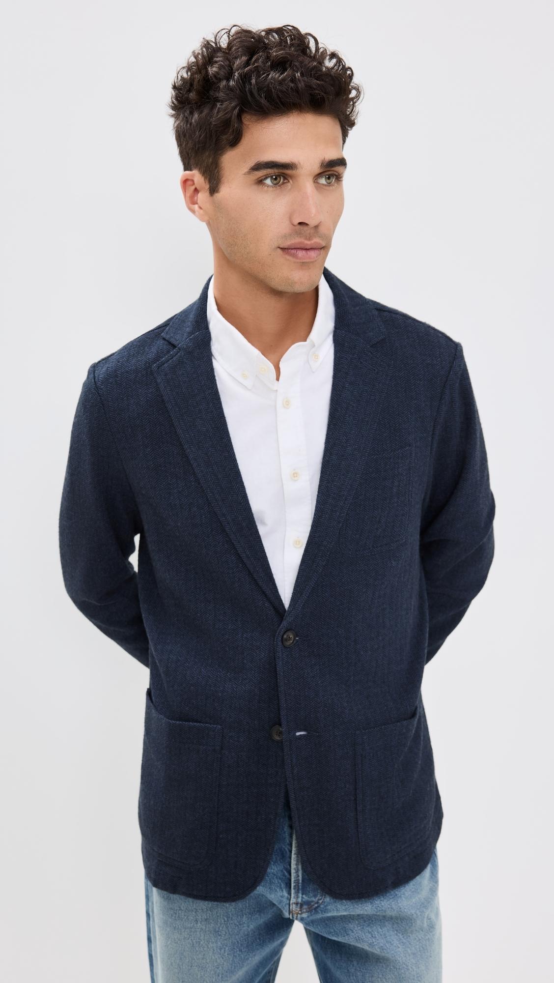 Inlet Herringbone Blazer