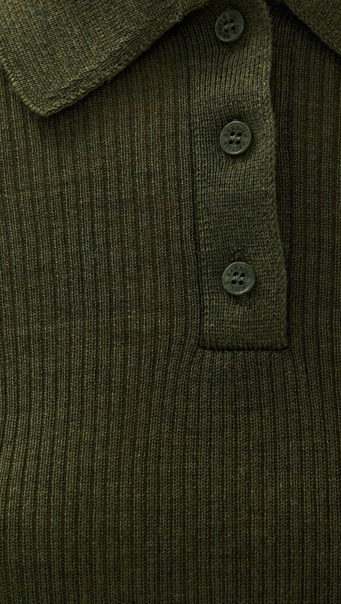 Oda Top Lightweight Knit Olive Grey