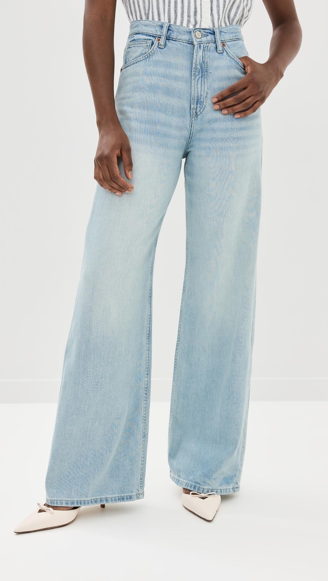 Cary Lived-In Wide Leg Jeans