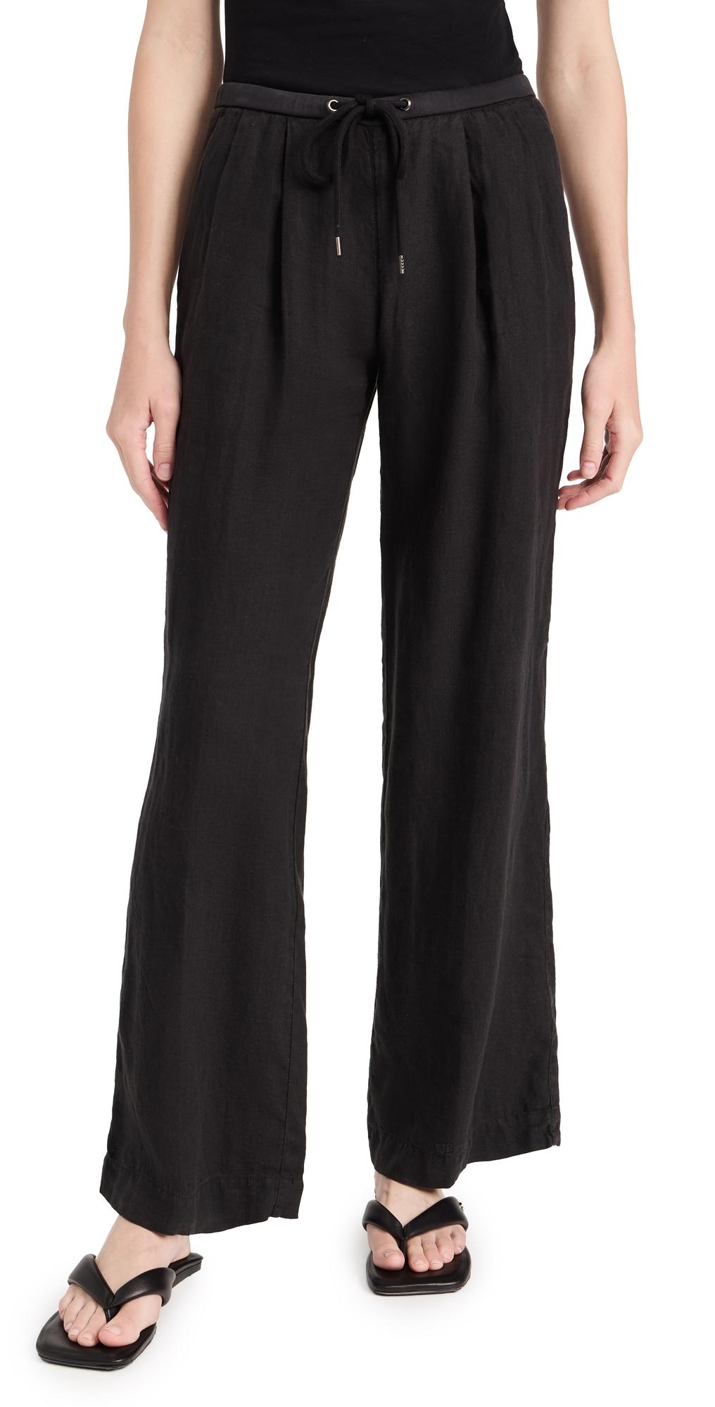 Wide Leg Relaxed Linen Pants