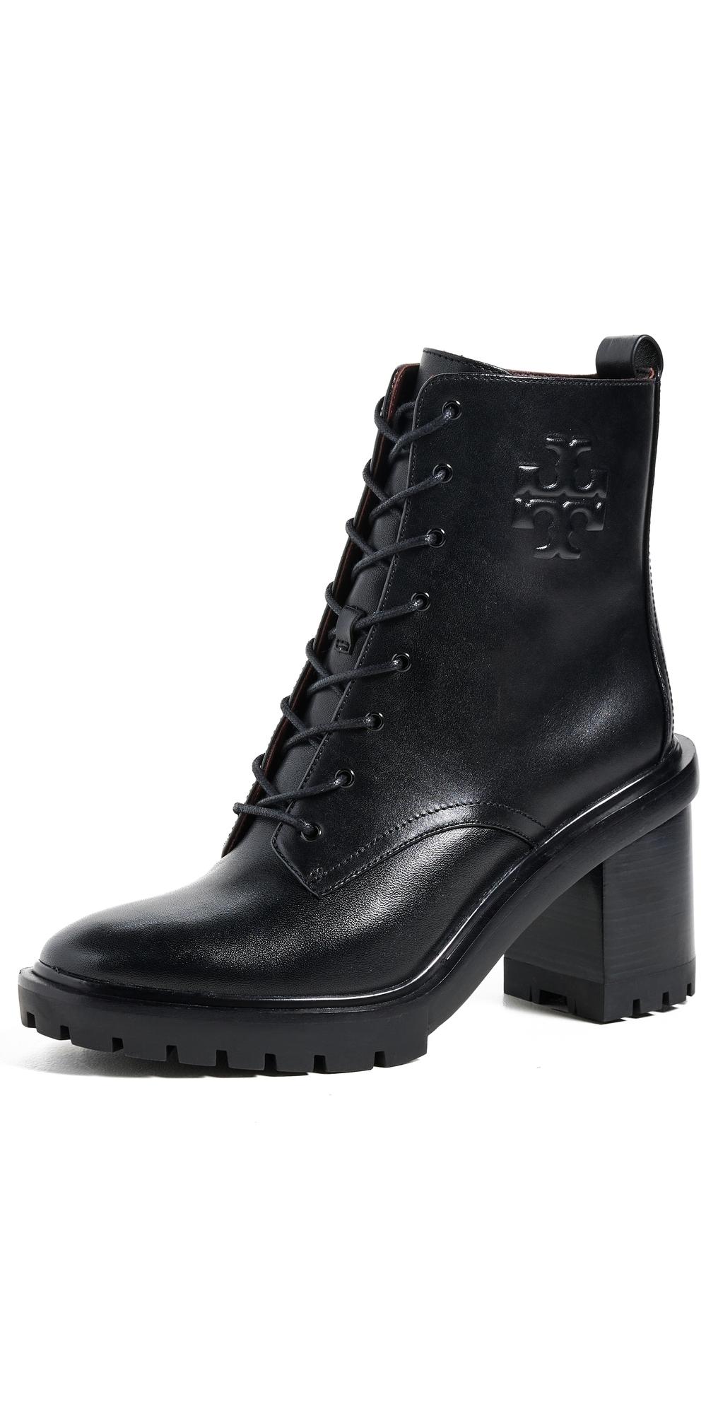 Double T Lug Ankle Boots 95mm