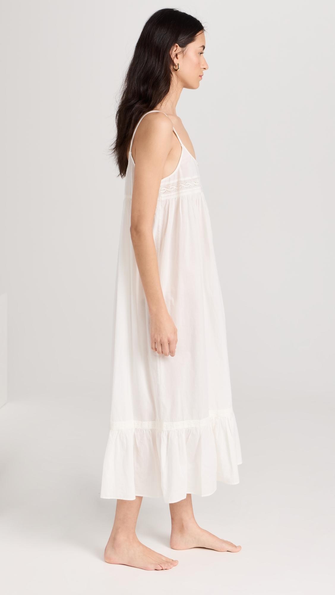 The Eyelet Ruffle Tank Night Dress