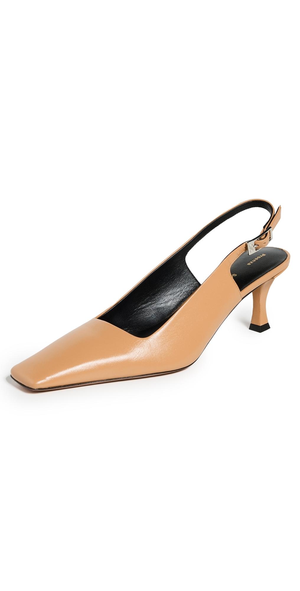 Trap Slingback Pumps