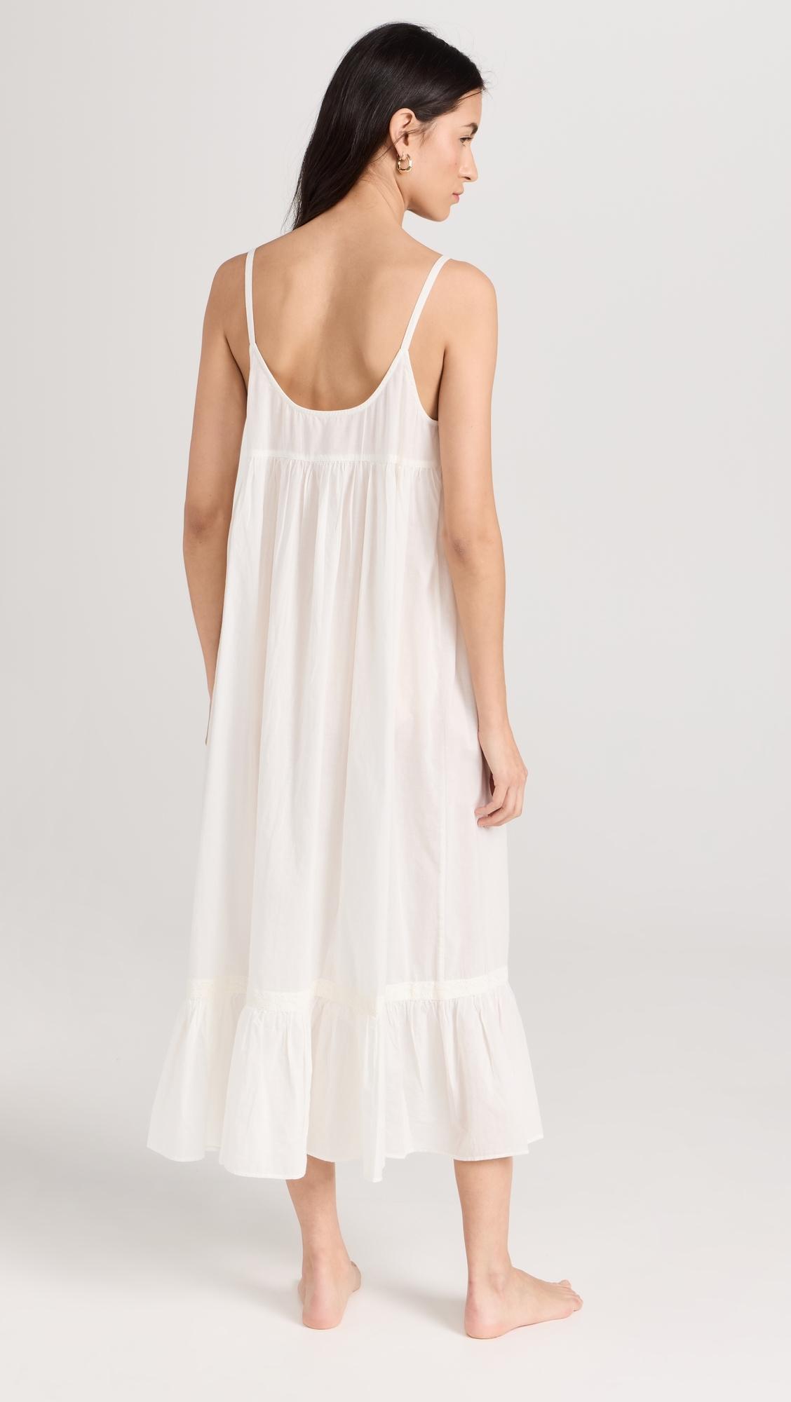 The Eyelet Ruffle Tank Night Dress