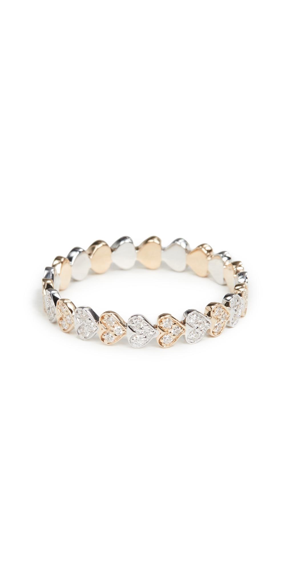 Tiny Heart Eternity Ring