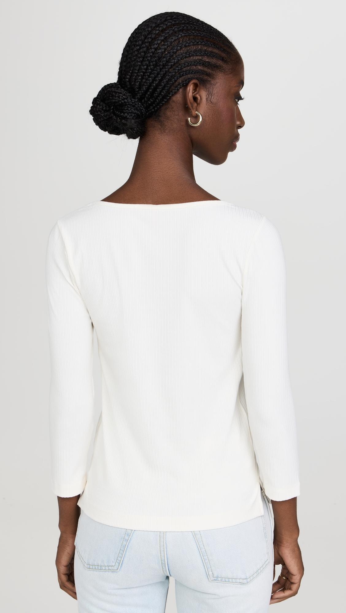 Rib Long Sleeve Tee