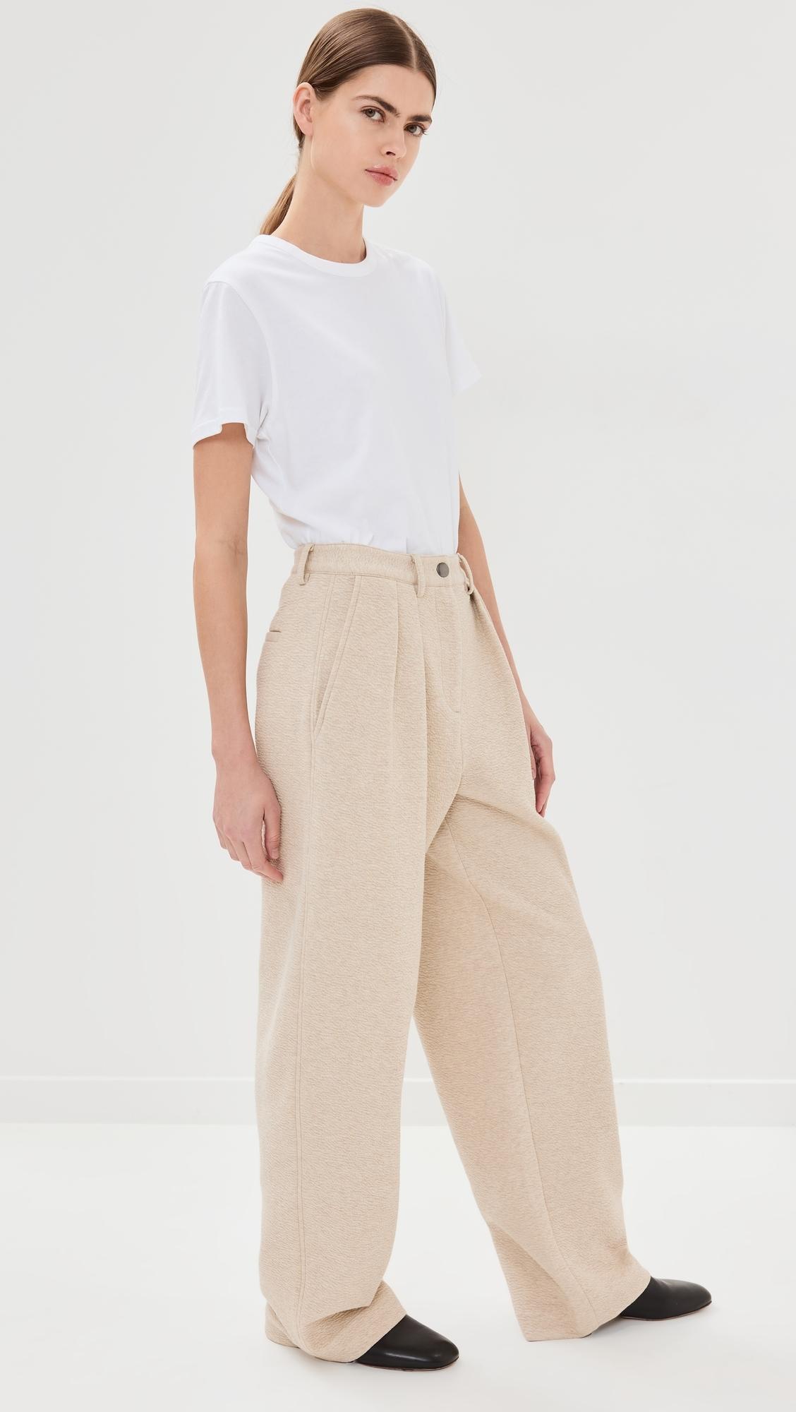 Tristan Knit Pants in Cloque