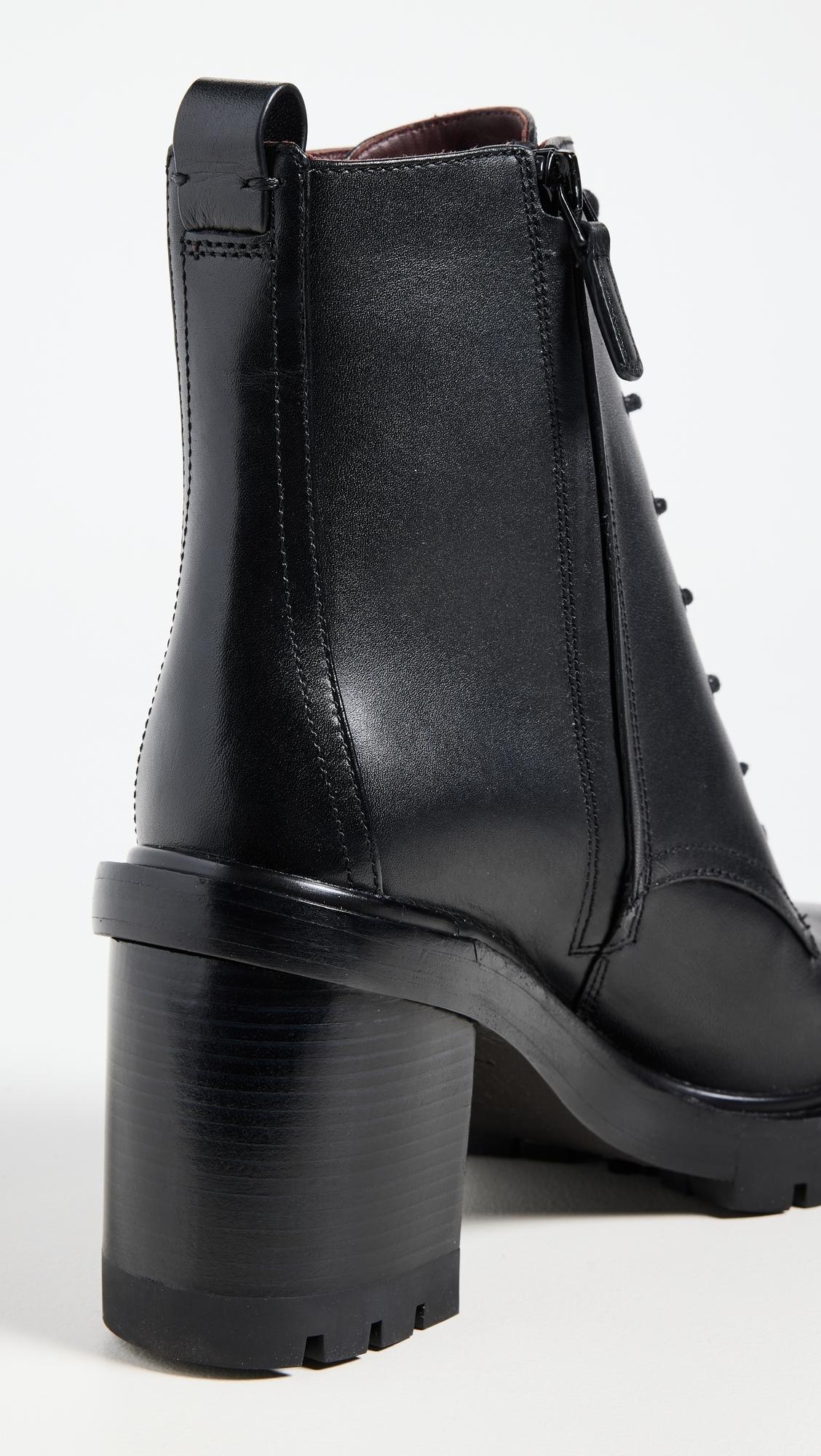 Double T Lug Ankle Boots 95mm