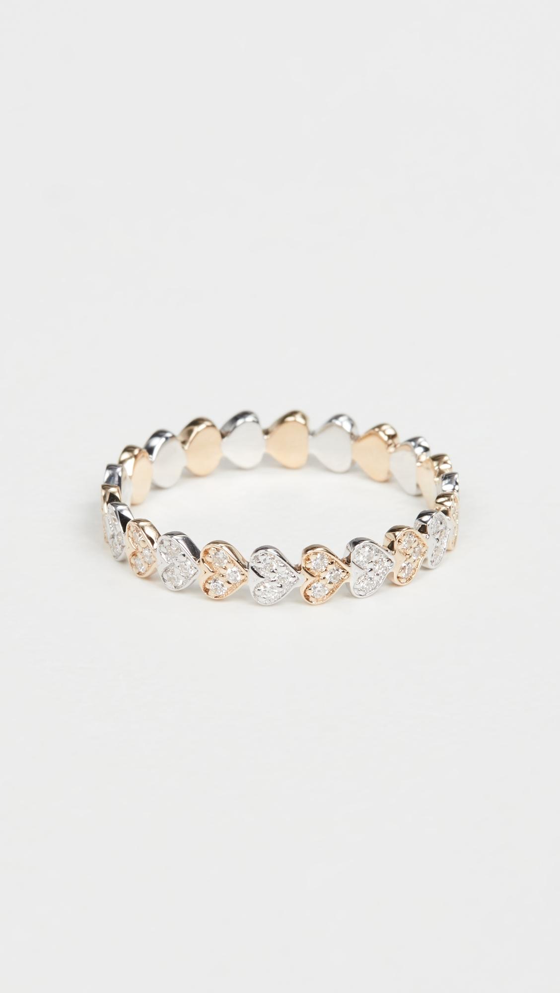 Tiny Heart Eternity Ring