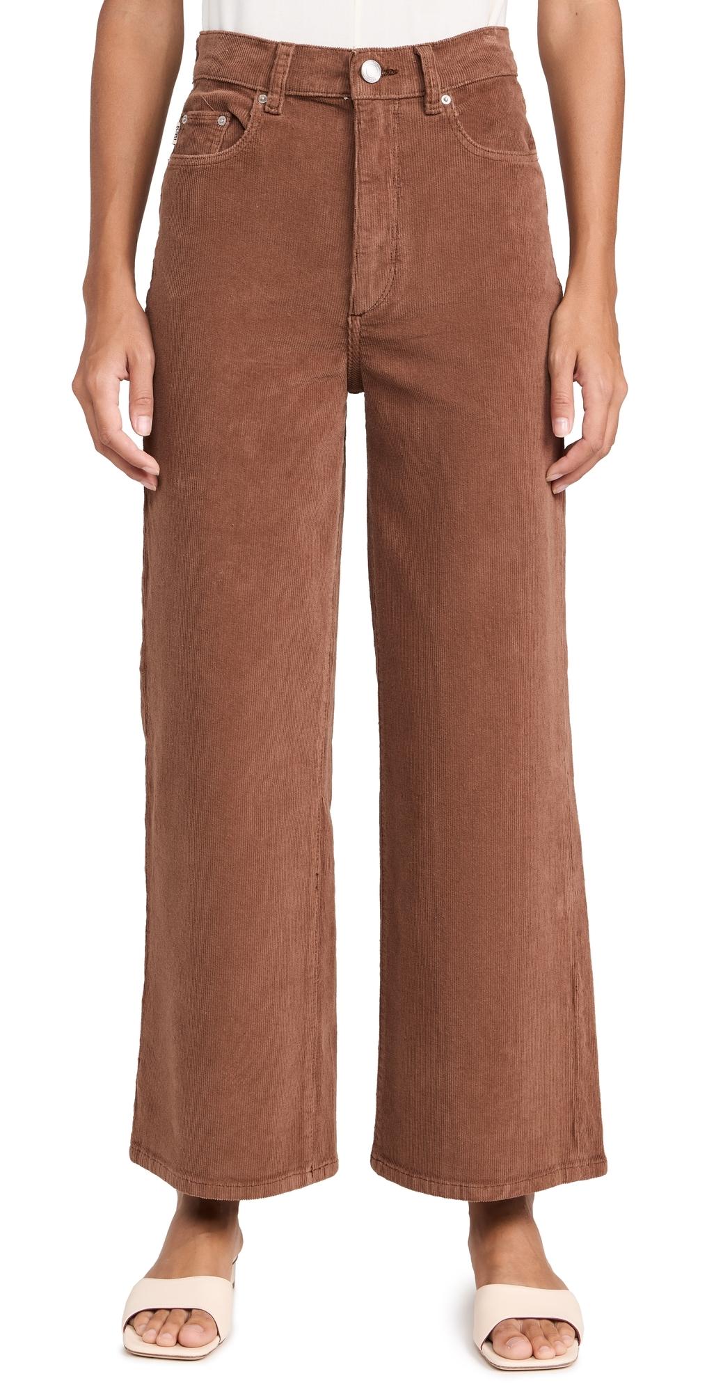 Hepburn Wide Leg High Rise Corduroy Jeans