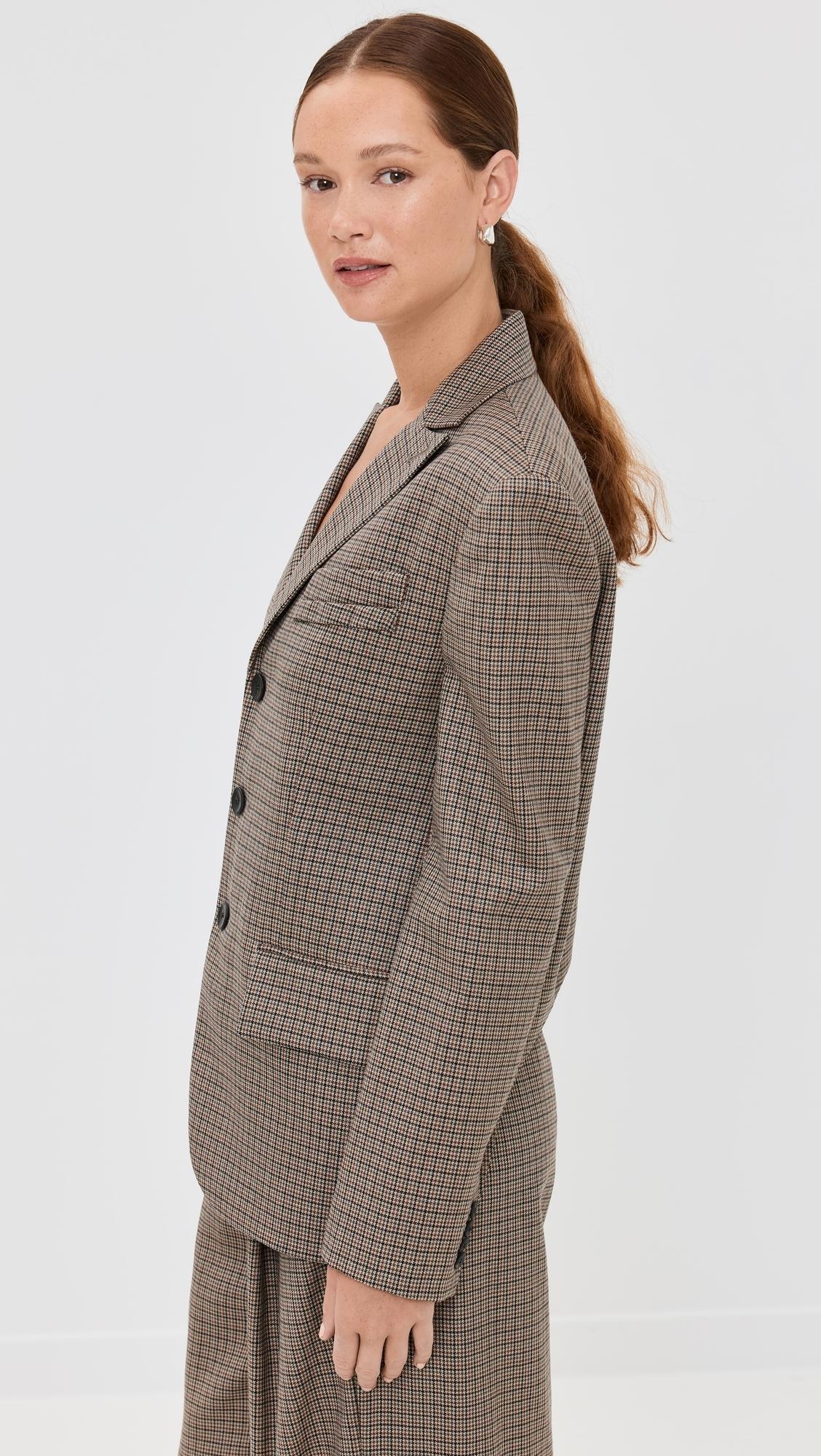 Thomas Menswear Check Dennis Cutout Blazer