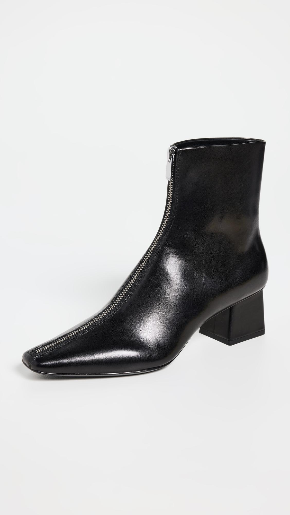 Ryder Leather Zip Front Boots