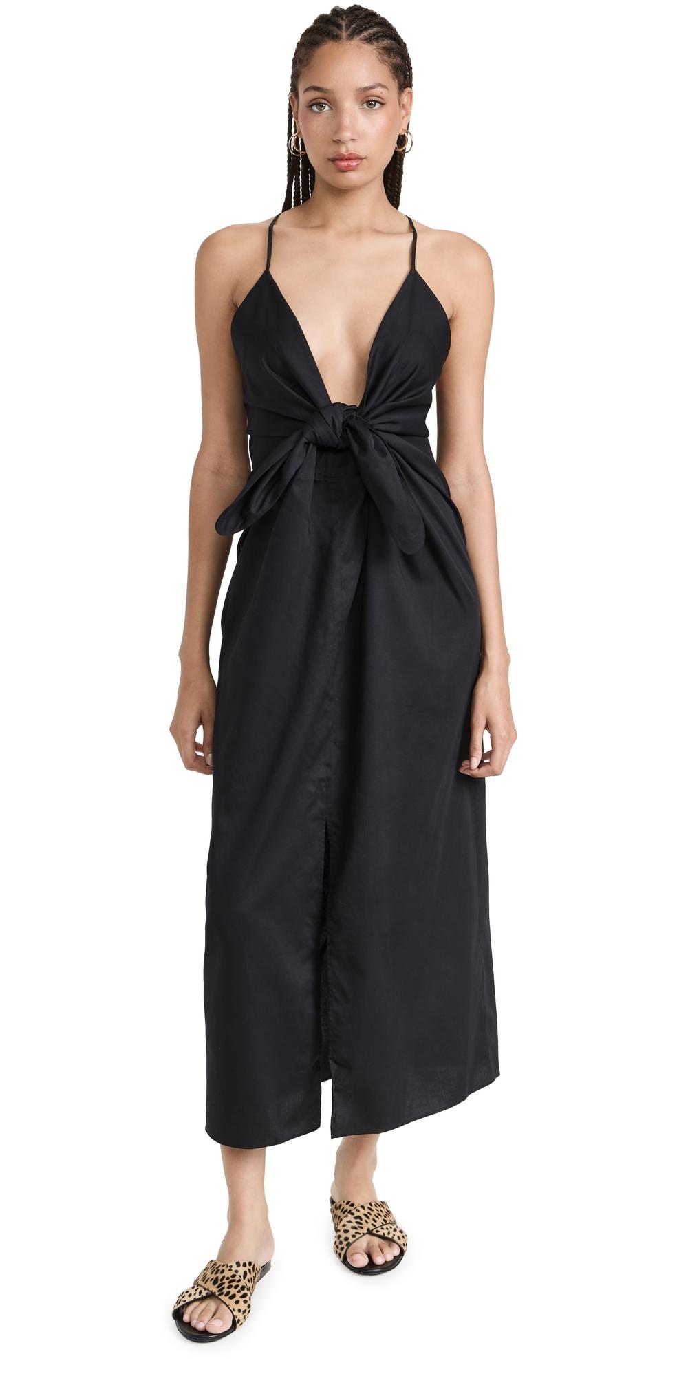 Lolita Deep V Neck Maxi Dress