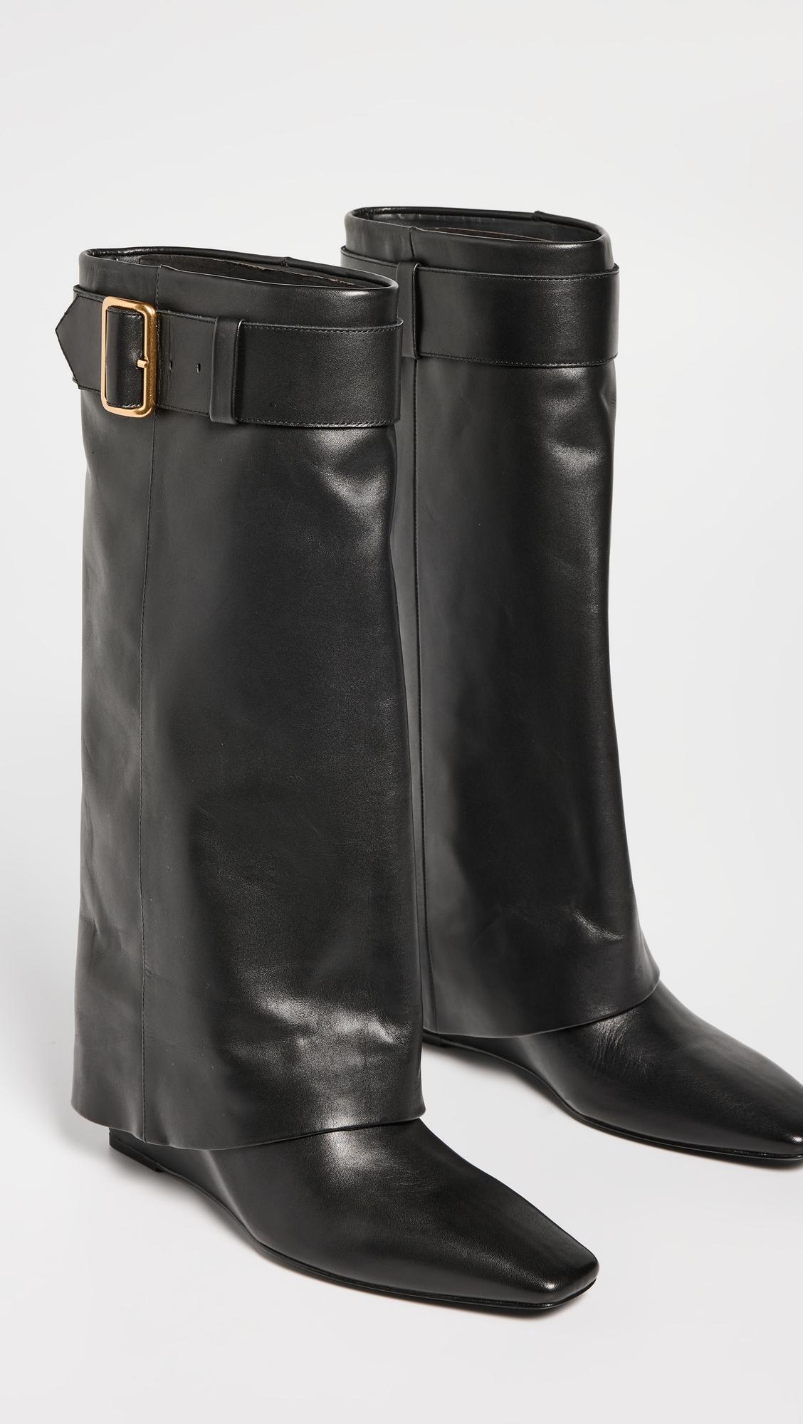 Freyja Belted Fold Over Boots