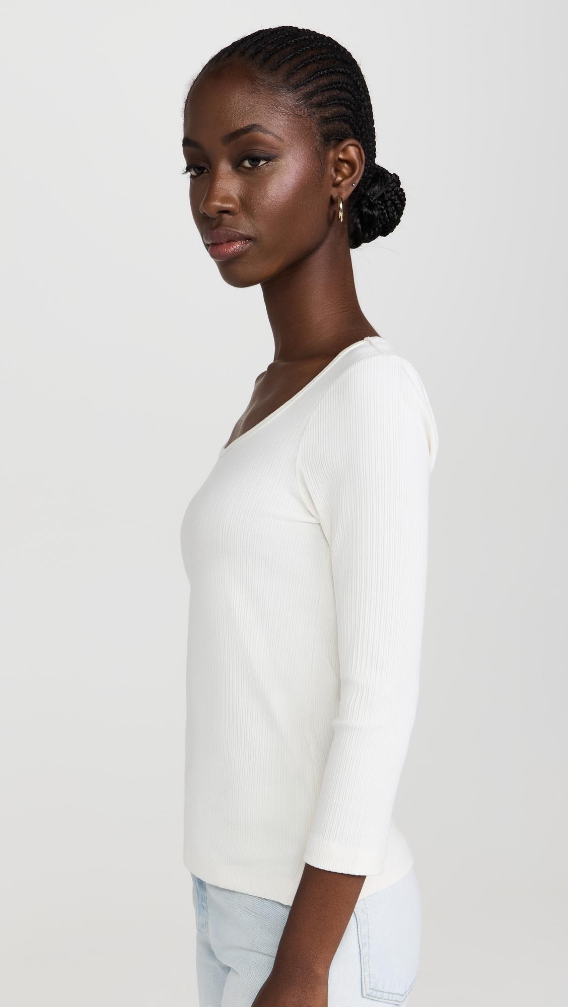 Rib Long Sleeve Tee