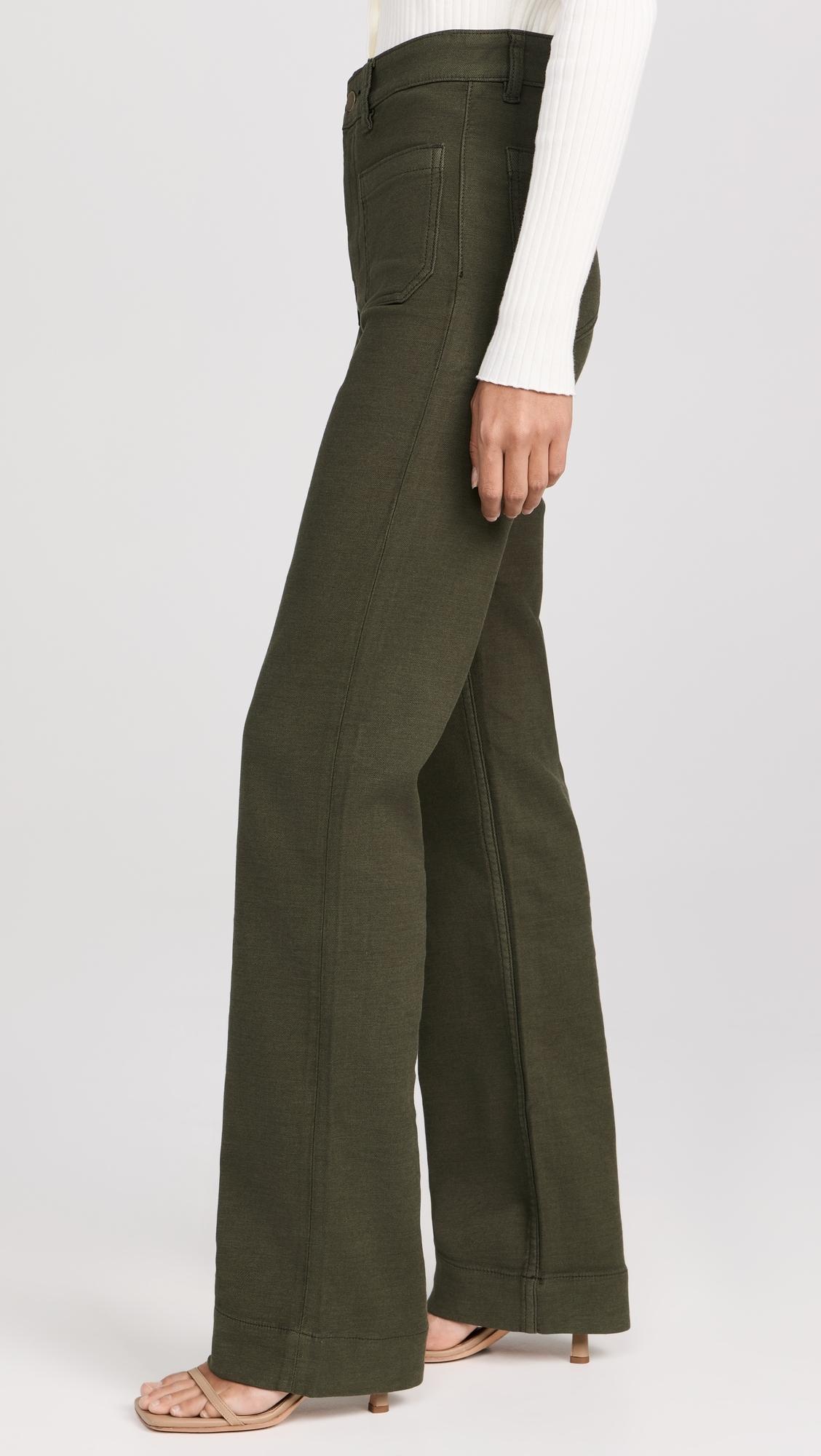 Stretch Terry Patch Pocket Pants