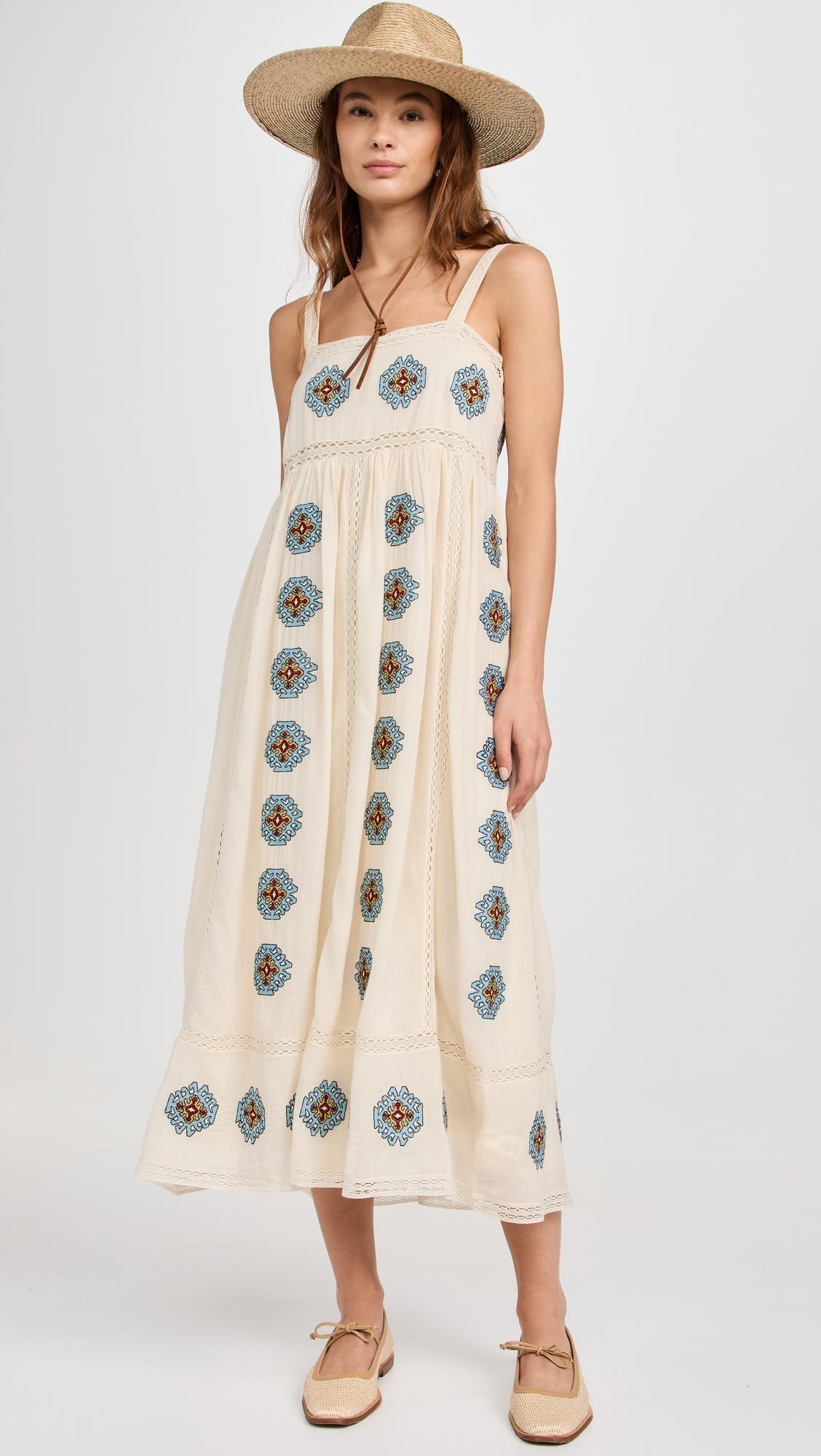 The Roam Dress with Folklore Embroidery