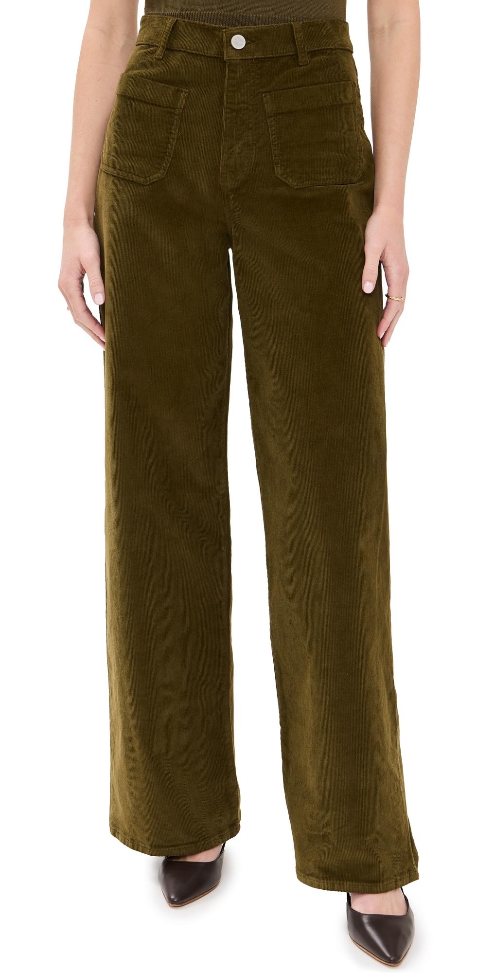 Corduroy Patch Pocket Isadora Pants