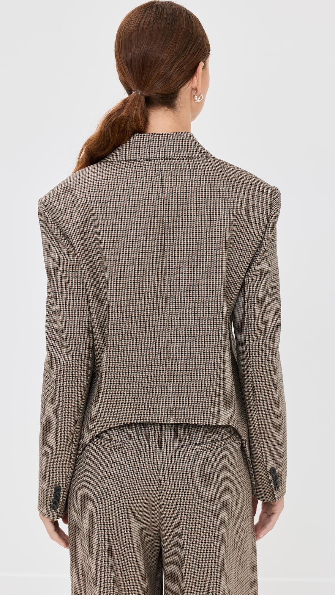 Thomas Menswear Check Dennis Cutout Blazer