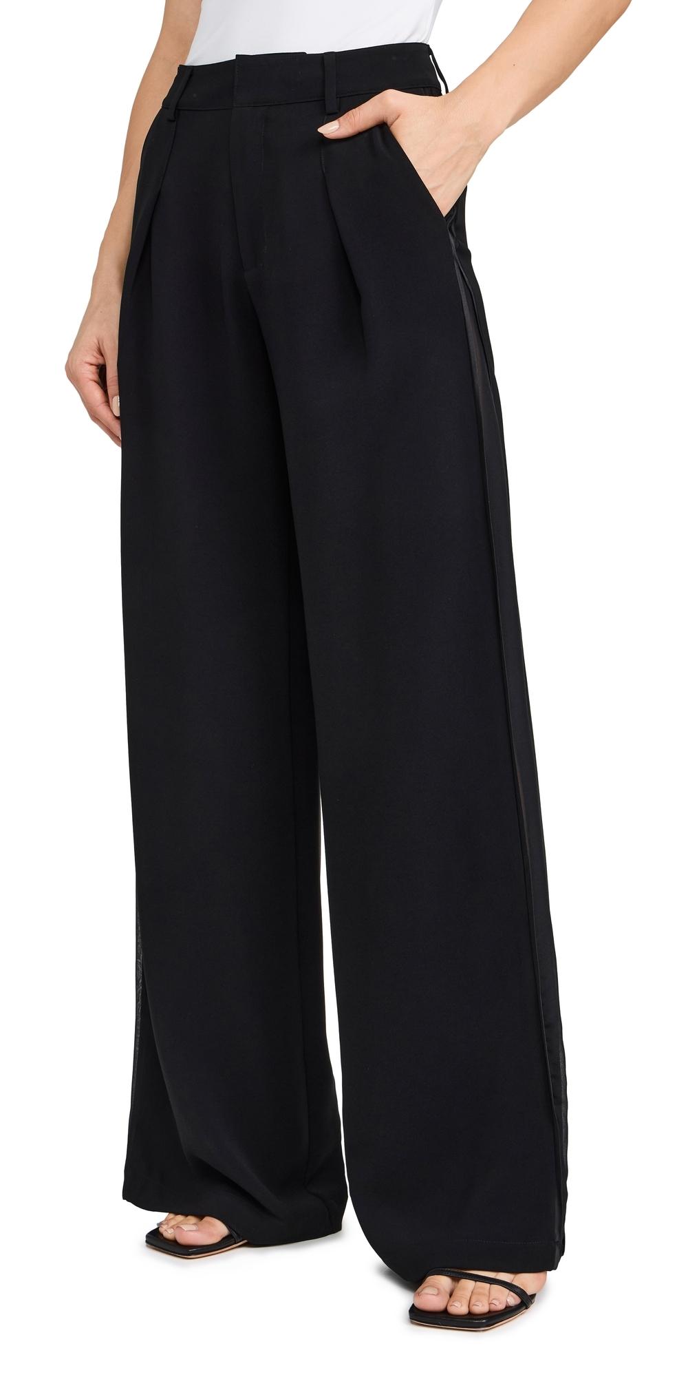 Pleated Trousers With GGT Side Stripe