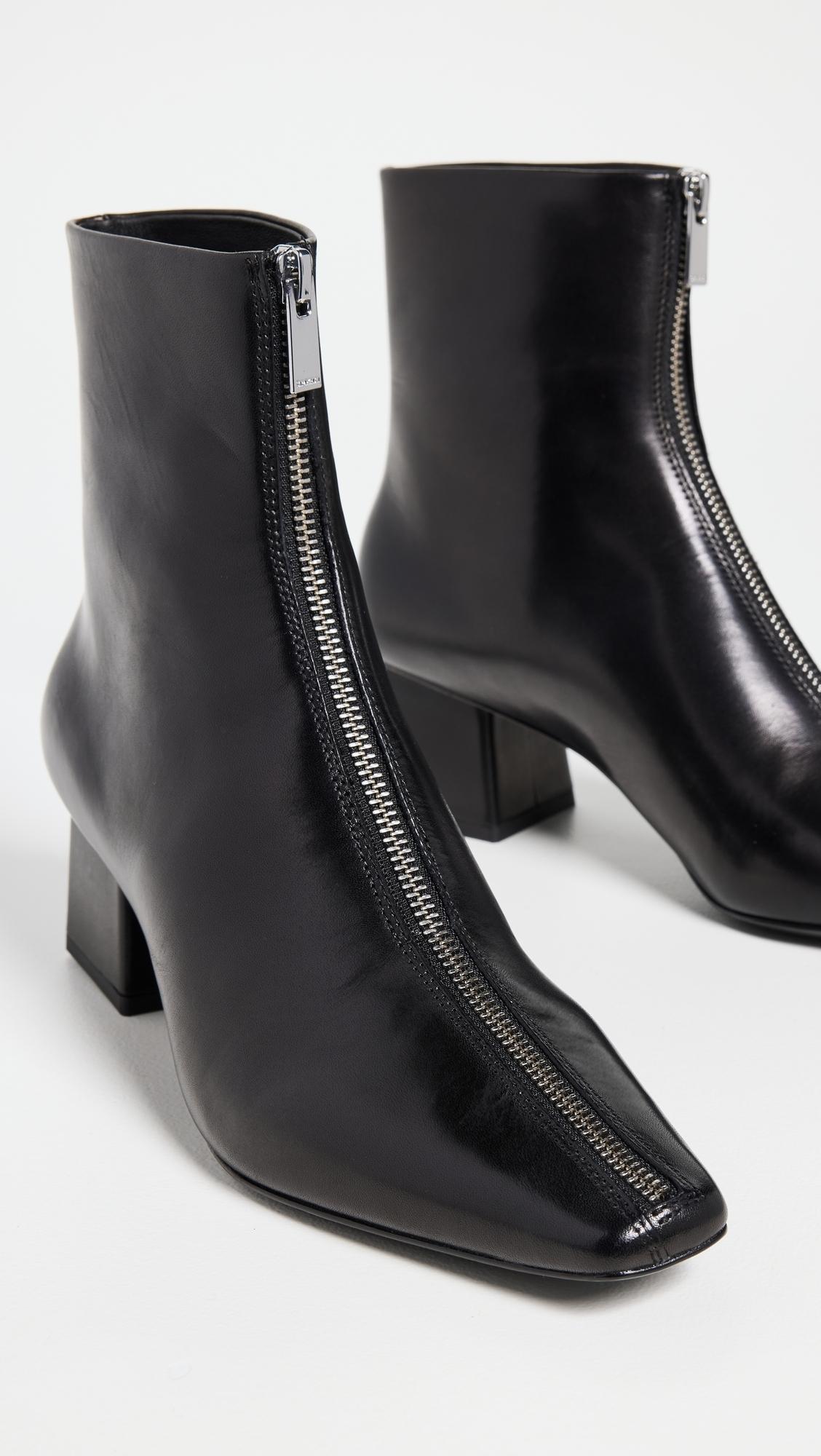 Ryder Leather Zip Front Boots